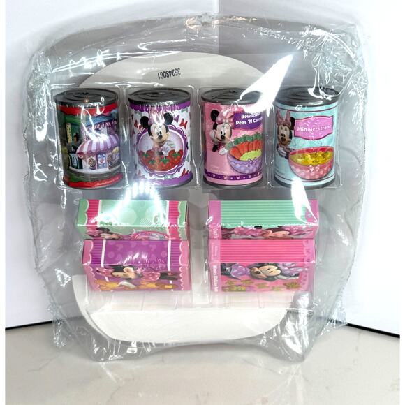 Disney Junior Minnie Mouse Bowtique Happy Helpers Groceries Set NIB - Picture 2 of 2